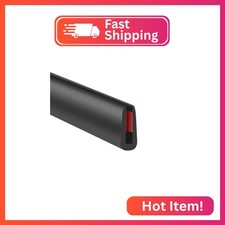 Rubber Edge Trim, 1/16" Self Adhesive Flexible U Channel Edge Protecter for Shee