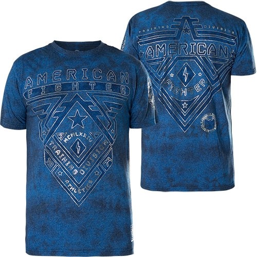 Футболка AMERICAN FIGHTER Affliction Футболки Crossroads Artisan Blau 4390₽