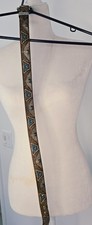 Vintage Girls Mallory Leather Belt 24 Western Eagle Aztec Southwestern Boho Farm