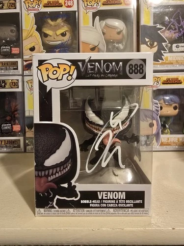 Funko Pop! Vinyl: Marvel - Venom #888 Signed by Tom Hardy w/Beckett COA
