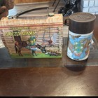 Vintage 1977 The Life and Times of Grizzly Adams Lunch Box w/ Matching Thermos — photo 4