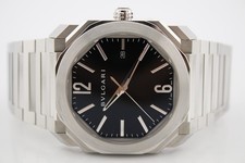 Bulgari Octo Solotempo Stainless Steel Black Dial 41mm Watch 102031