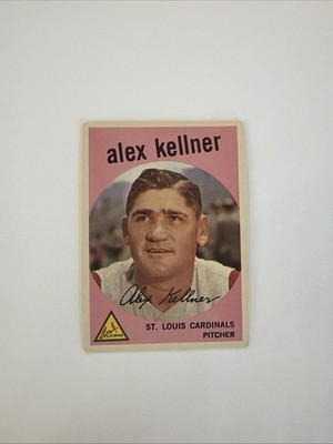 1959 Topps #101 Alex Kellner. VG/EX