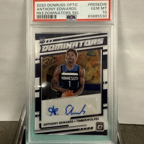 2020-21 Donruss Optic - Rookie Dominators Sig. Anthony Edwards #RDS-EDW  75/99