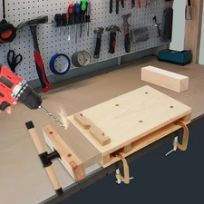 Woodworking Bench, Portable Wooden Workbench, Woodworking Bench w/C-Type Clips