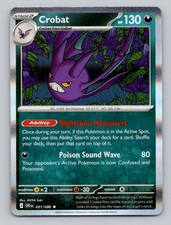 Crobat 051/086 Rare Chaos Rising Pokemon Holo Near Mint
