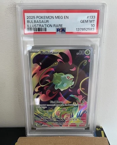 PSA 10 Bulbasaur 133/132 Me01: Mega Evolution Holo Pokemon