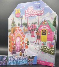 Mattel Mini Barbie Land Advent Calendar Multi Color - 24 Piece.. New in the box
