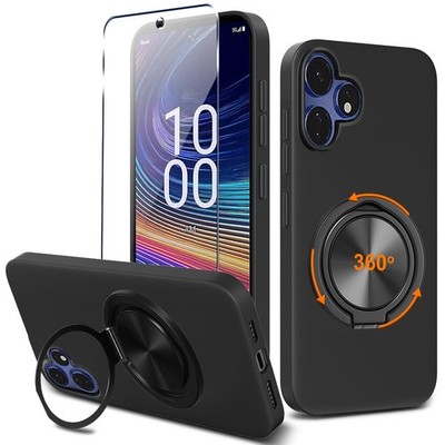 for Boost Mobile Celero 5G + Plus 2024 3rd Version Phone Case with Glass Scre...