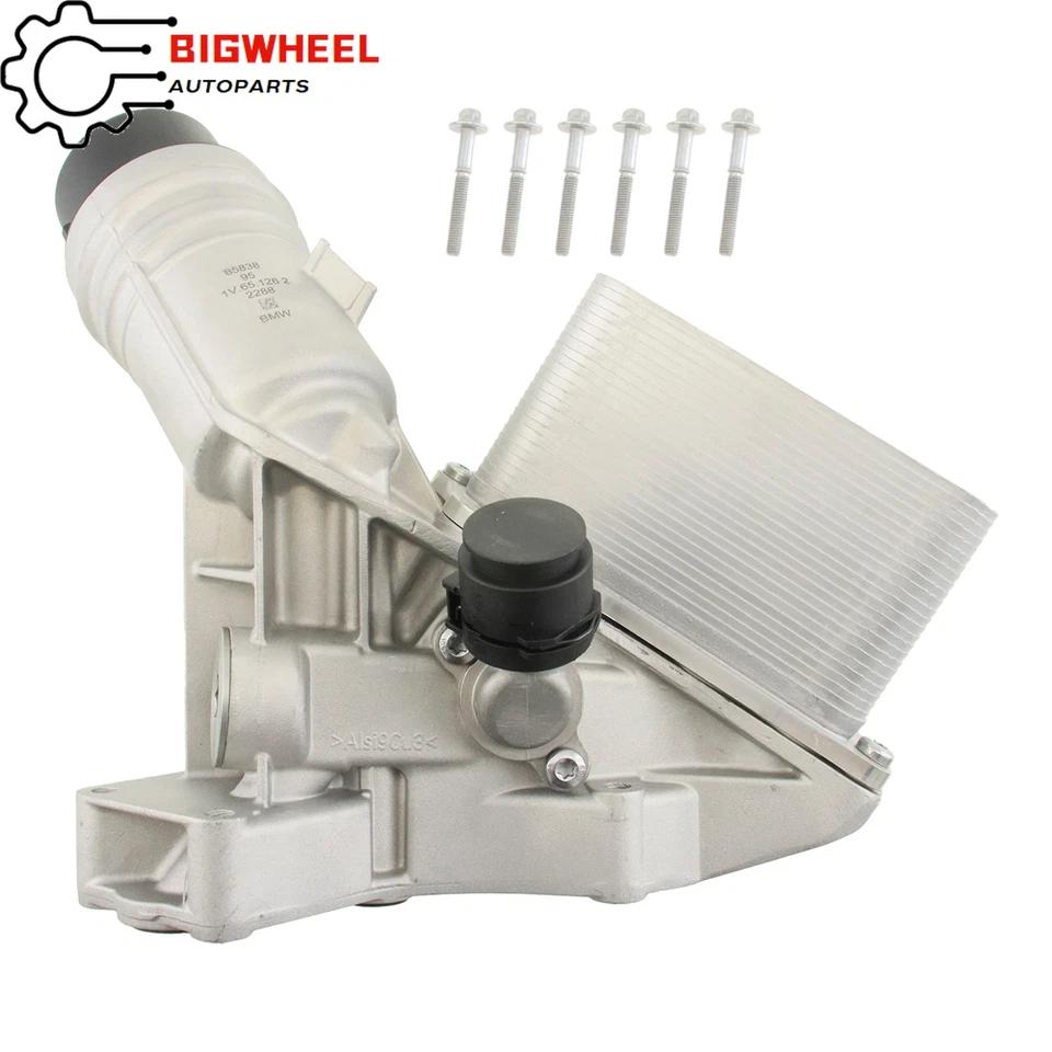 OEM Aluminum Oil Cooler Filter Housing BMW B58 340i 440i 540i 740i xDrive 3.0L Foto 3 de 4