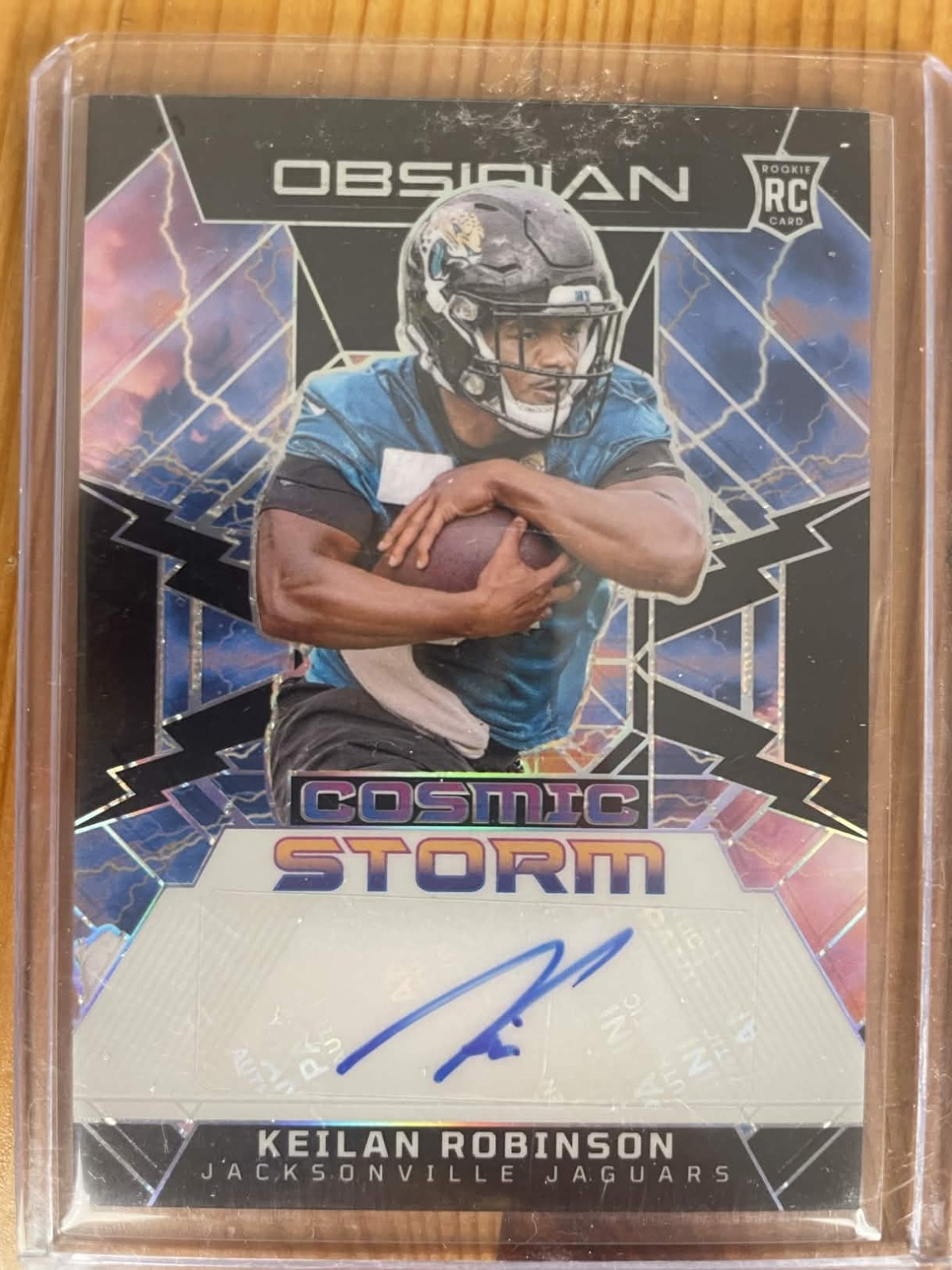 Keilan Robinson Panini Obsidian Cosmic Storm Signatures #CSSKRN Base