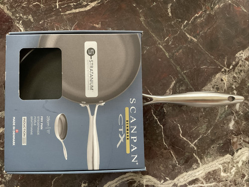 Scanpan CTX Stainless Steel Nonstick 11" Fry Pan Dishwasher Safe, Silver - Picture 1 of 1
