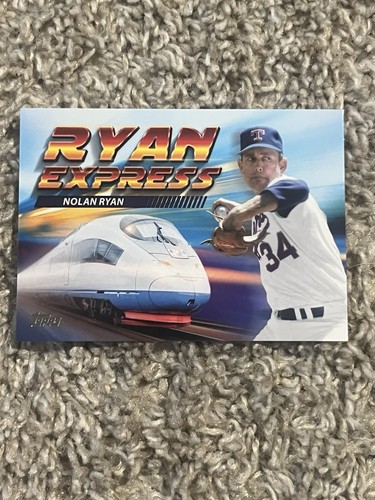 2023 Topps Update Nolan Ryan AKA Ryan Express SSP #AKA-3 Rangers SP CASE HIT
