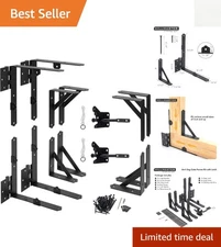 2 Set anti Sag Gate Frame Kit Gate Corner Brace Bracket Heavy Duty Adjustable Ga