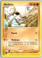 Meditite Uncommon Dragon 37/97 HP Pokemon TCG on eBay