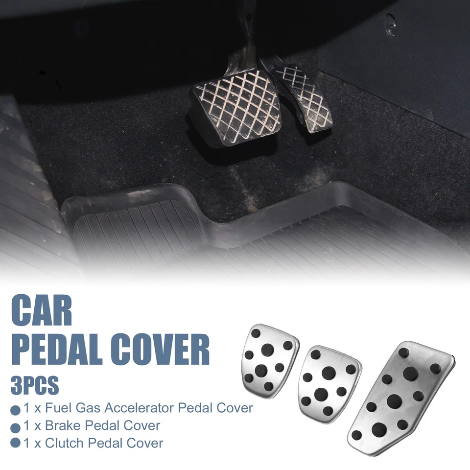Juego de 4 cubiertas de pedal de acelerador y pedal de freno para Subaru Legacy 1990-2007 Foto 2 de 4