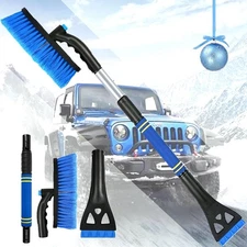 Extendable Snow Brush & Ice Scraper for Car Windshield – 25" to 31.5" Telescopin