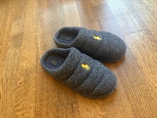 Polo Ralph Lauren Slippers Size 10 Great Condition No Box Yellow Pony Preppy Men