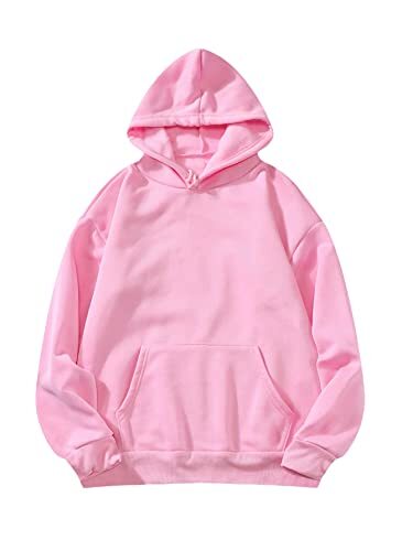 DIDK Women's Casual Pullover Hoodie Sweatshirt with Pockets Light