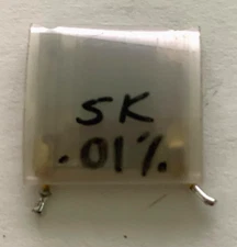 QTY 5 5.0KΩ/0.01% LOW TC WIREWOUND PRECISION RESISTORS **SHIPS FROM USA**