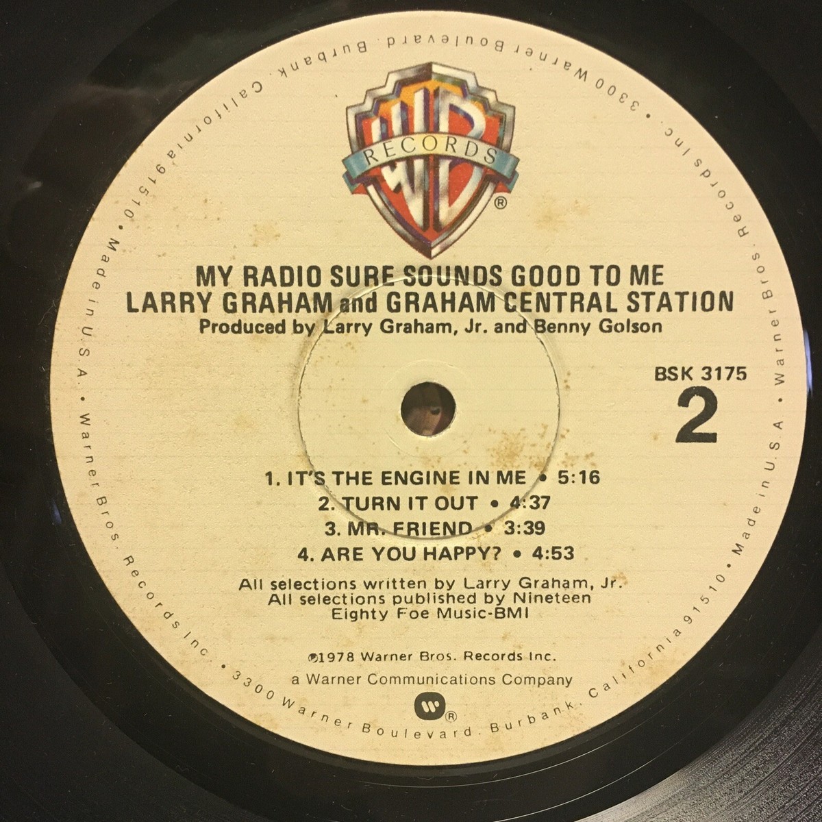 Larry Graham - Graham Central Station - My Radio Sure Sounds Good