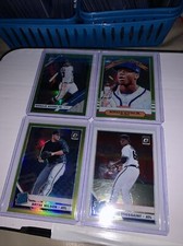 2019 Donruss Optic Baseball Braves Lot | Ronald Acuna Jr Lime Prizm Base & DK