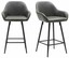 btexpert 29 inch bucket upholstered accent dining bar chair set of 2 vintage ...