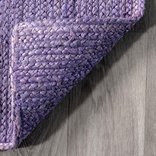Jute braided modern home decor area rug rustic look non slip handmade carpet mat - Picture 26 of 43