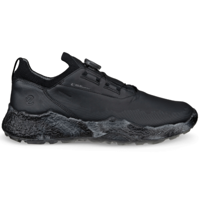 ECCO 2026 BIOM H5 LEATHER BOA MENS WATERPROOF GOLF SHOES / BLACK