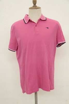 DIADORA++POLOSHIRT+++GR. XL+++ROSA+++ORIGINAL 100%+++WIE NEU++BIG BABOL