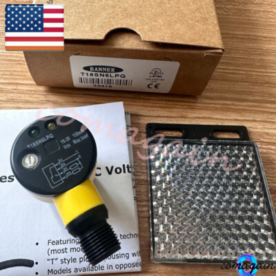 For Banner Photoelectric Switch Sensor T18SN6LPQ EZ-BEAM T18 Series NPN 2m Range