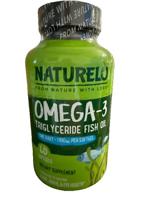 Burpless Omega 3 Fish Oil Supplement - 1100Mg Triglyceride Omega-3, EPA + DHA...