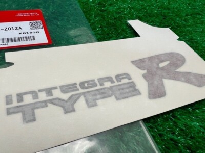 HONDA INTEGRA GENUINE OEM STICKER REAR *TYPE R* 75717-ST7-Z01ZA