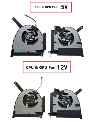 New Asus TUF FX517ZC FX517ZE FX517ZM FX517ZR CPU GPU Cooling Fan