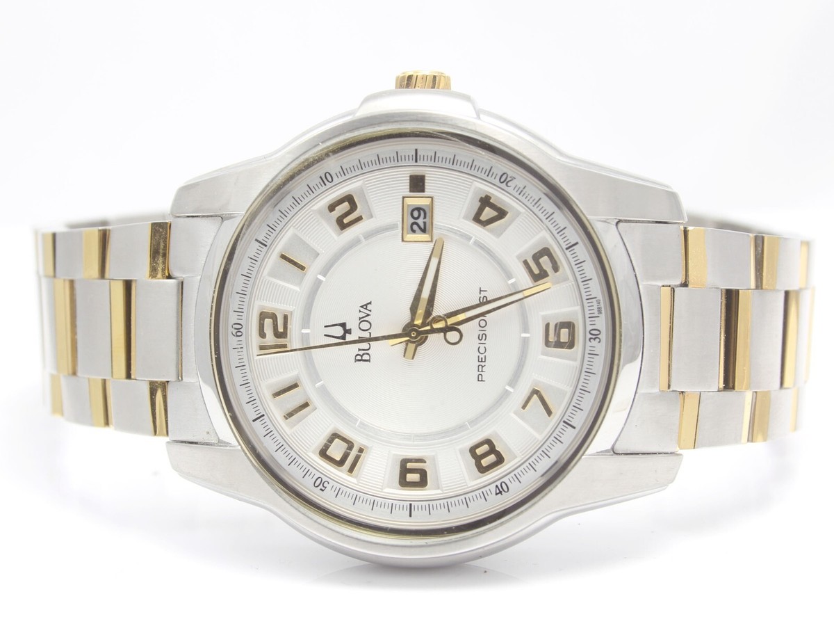 Bulova 96b129 Bulova Precisionist Two Tone Watch C977650 Quartz
