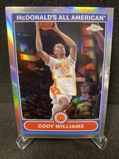 Cody Williams 2023 Topps Chrome McDonalds All-American Tribute Refractor #2K7-4
