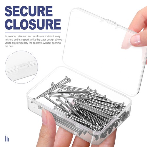6pcs Card Cases Clear Storage Box Trading Card Collection Supplies Organizer - Picture 9 of 11