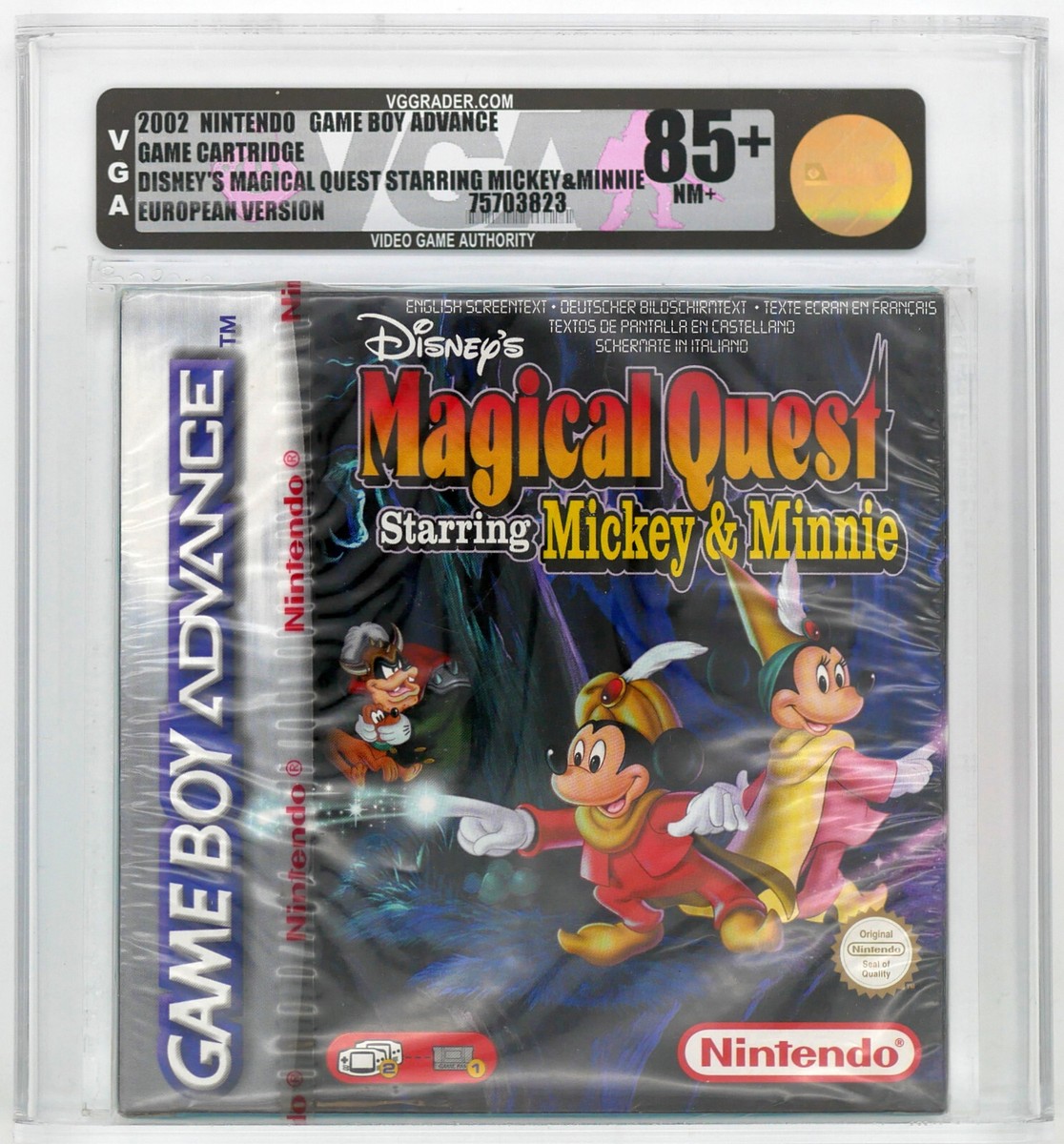 Magical Quest Starring Mickey Minnie Game Boy Advance GBA SEALED