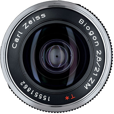 Zeiss 21mm f/2.8 Biogon T* ZM MF Lens (Leica M-Mount) - Silver