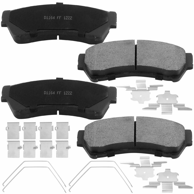 Complete Ceramic Brake Pad Set - Front & Rear For Ford Fusion, Lincoln MKZ, Mazda 6 (2006-2012)