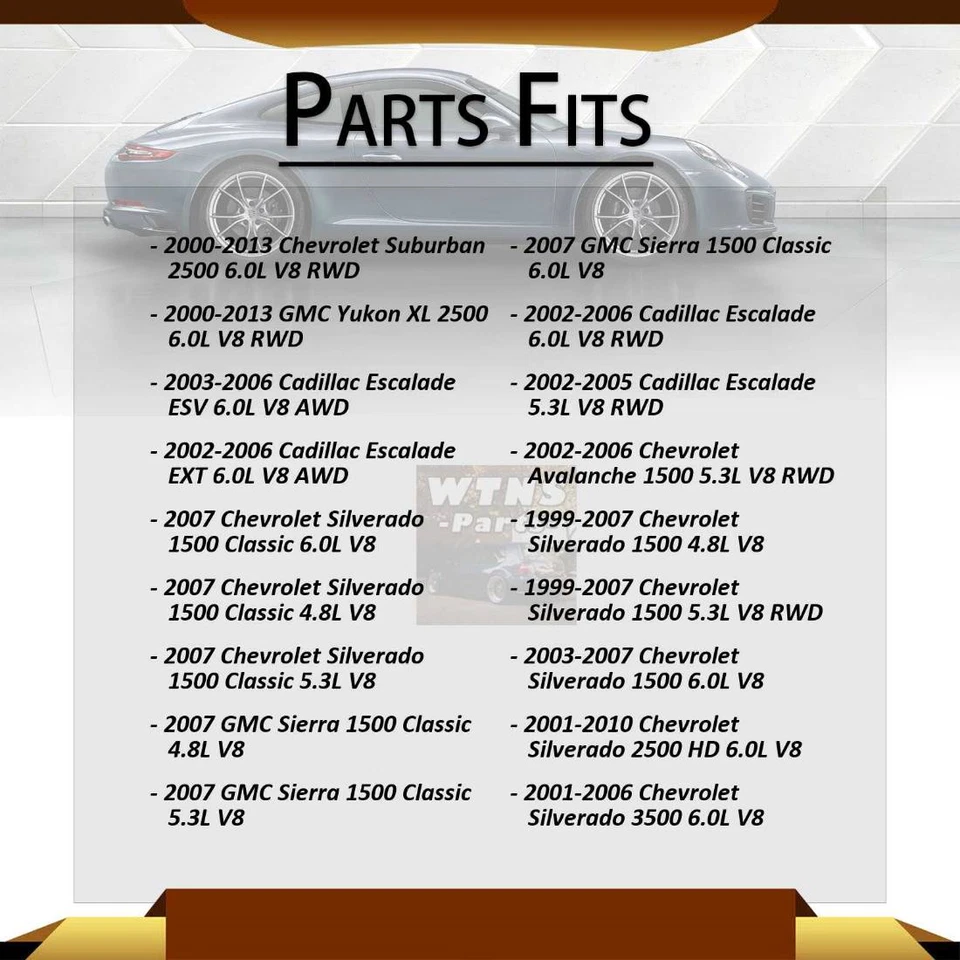 Anclaje de montaje de motor delantero 2 piezas para Cadillac Escalade EXT 2002-2006 AWD Foto 2 de 4
