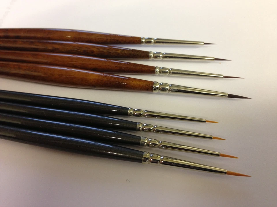 Artists Miniature & Modelmaker fine detail Painting Brushes for Wargaming etc - Image 2 of 2