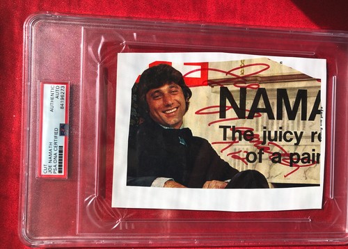 Joe Namath Signed Cut - PSA/DNA - NY JETS - SUPER BUY !! - Picture 9 of 9
