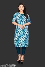 Printed Crepe Kurti For Women Designer Kurti For Women Multicolor