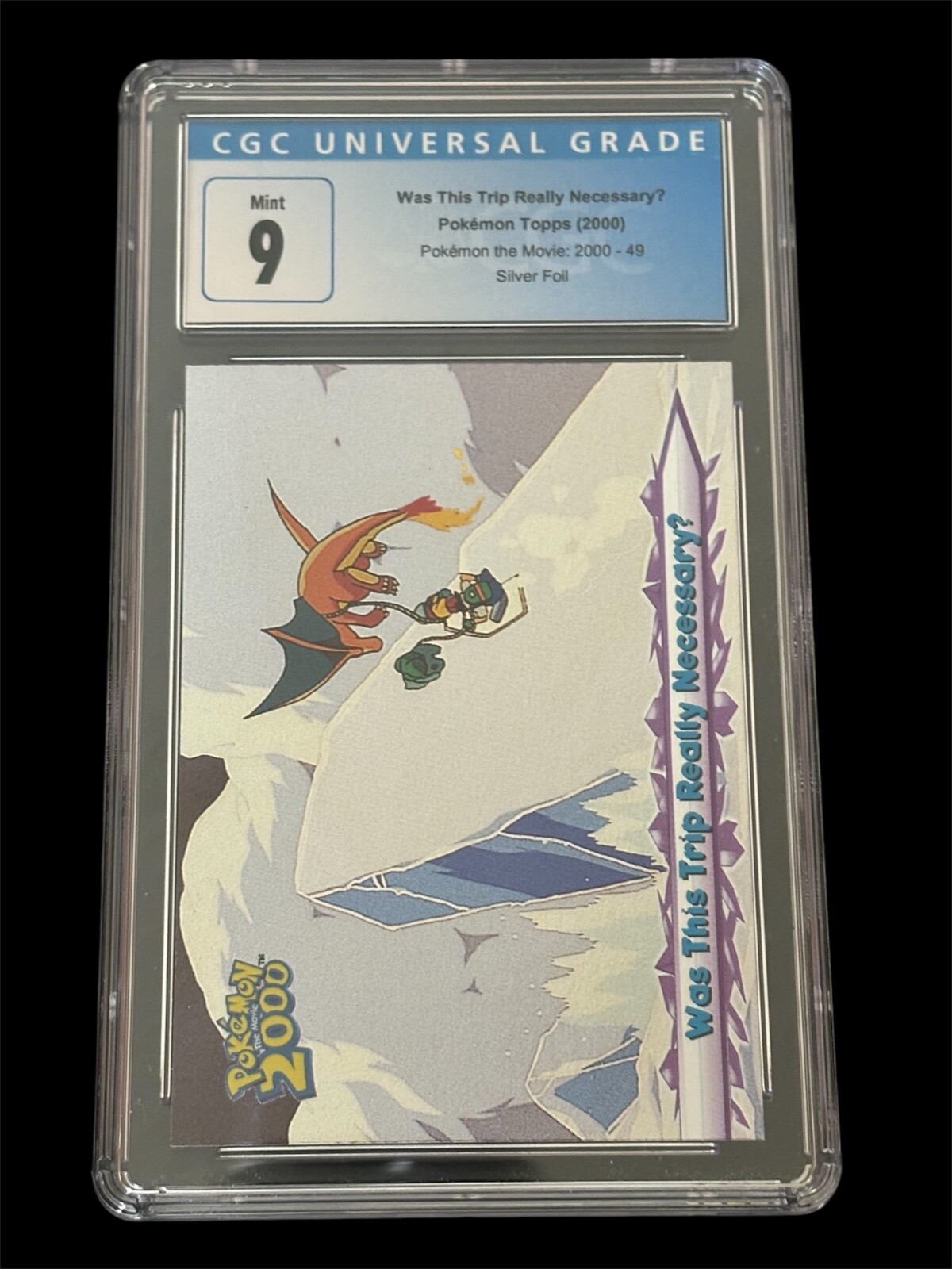 CGC 9 Was This Trip Really Necessary? 49 SILVER FOIL Pokemon Card 017