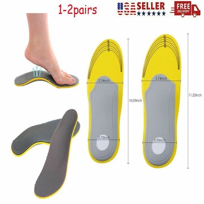 1/2 Pair High Arch Flat Feet Foot Gel Support Inserts Pad Foot Care Shoe Insoles
