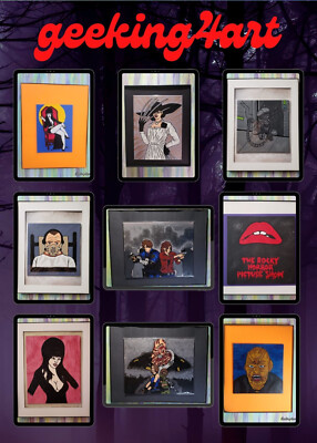 Macabre Homages Horror Character Art Paintings