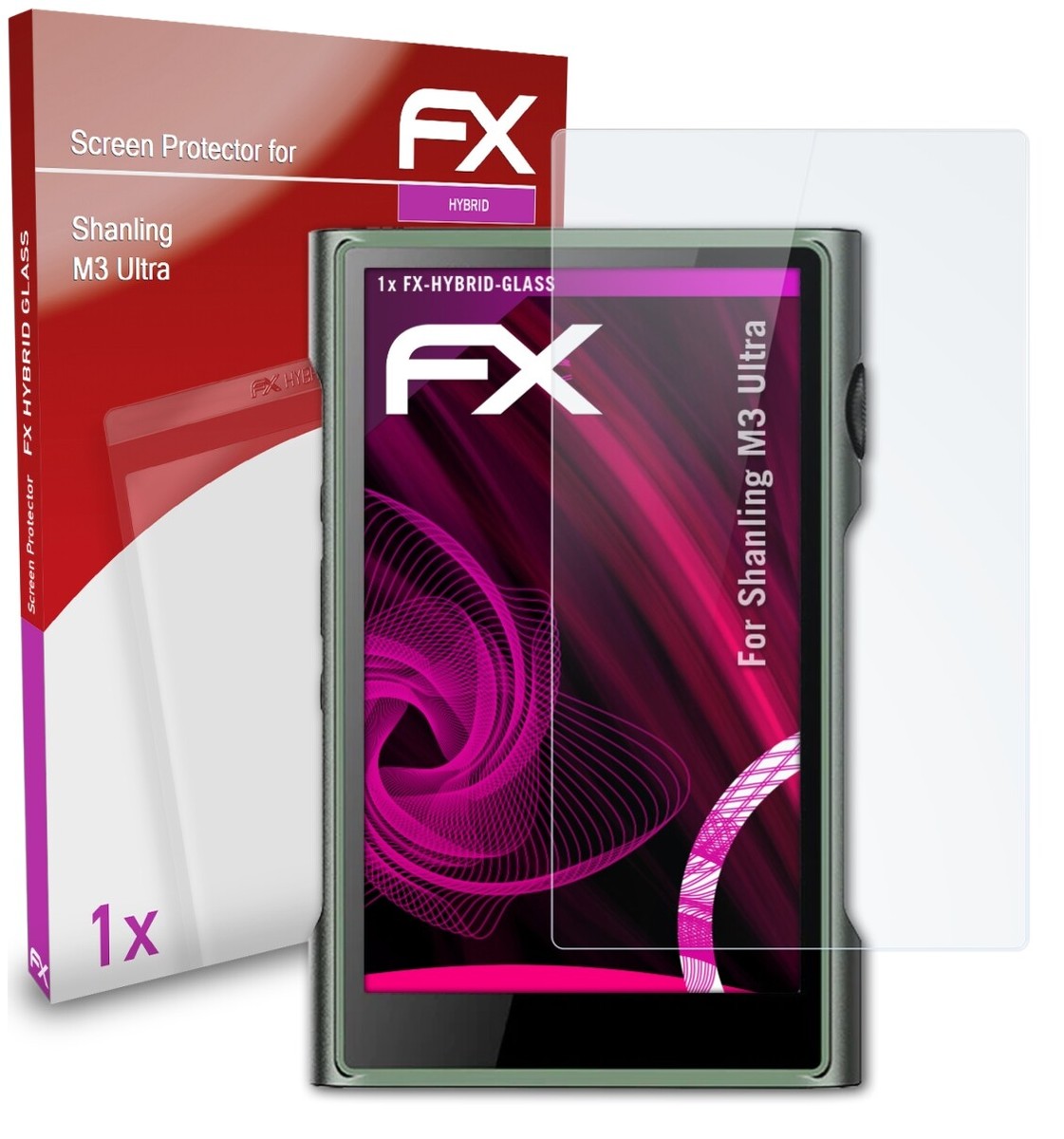 AtFoliX Película Protectora De Cristal De Plástico Compatible Con Olympia Trek Glass Protector, 9H Hybrid-Glass