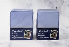 25  PRO SAFE 3x4 REGULAR TOPLOADERS   ⭐ 2 Boxes