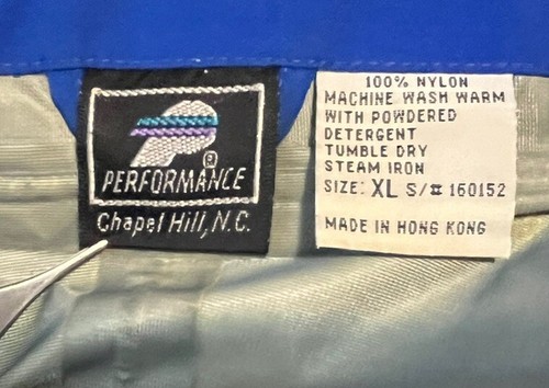 Giacca antipioggia Performance Cycling Wear Gore-Tex Blu Reale Vintage XL Uomo - Foto 3 di 21